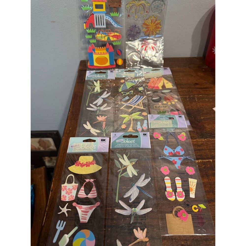 Jolees summer themed stickers
